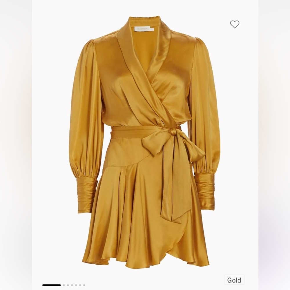 NWT ZIMMERMANN DRESS 100% Silk SZ 1
